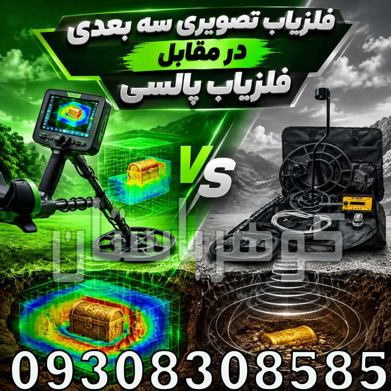 فلزیاب تصویری در مقابل فلزیاب پالسی؛ کدام فناوری برای شما مناسبتر است؟